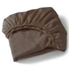 Hoeslaken Cotton 180x200+35 cm dark brown