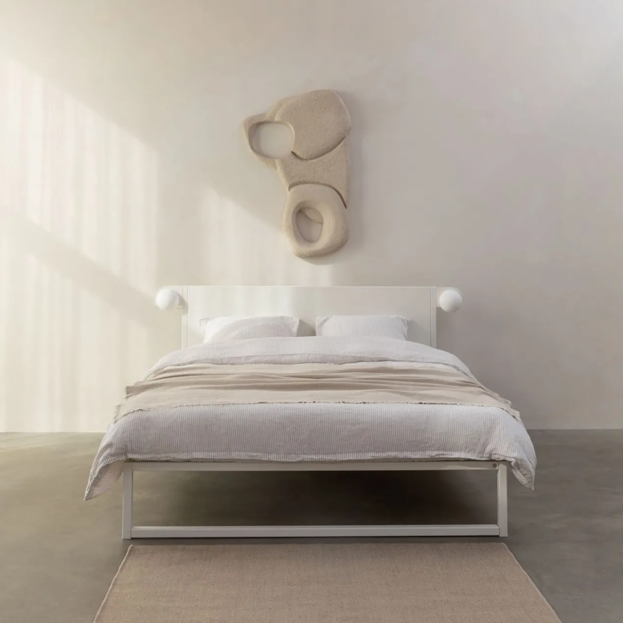 Hoofdbord voor bedframe °01 80 cm | Wit