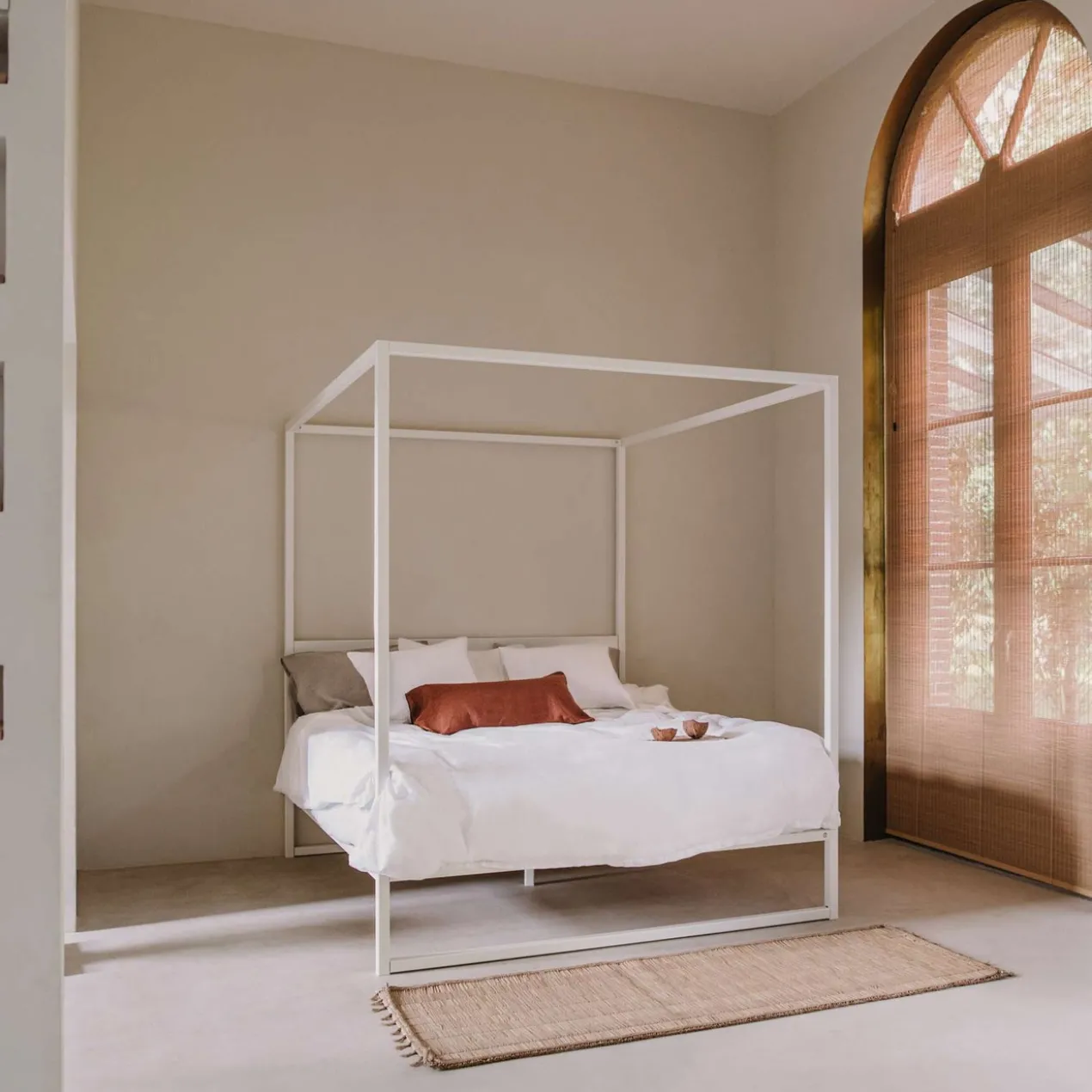 Hoofdbord voor bedframe °01 140 cm | Wit