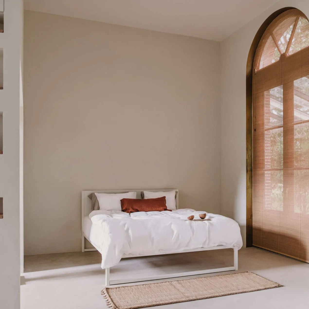Hoofdbord voor bedframe °01 140 cm | Wit