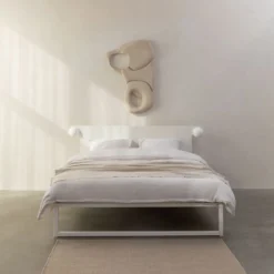 Hoofdbord voor bedframe °01 160 cm | Wit