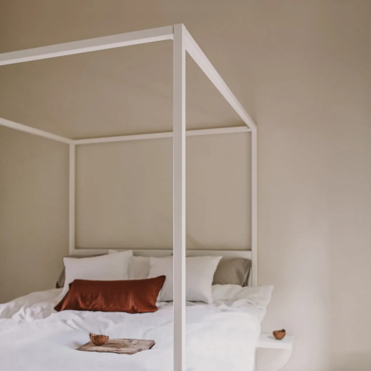 Hoofdbord voor bedframe °02 200 cm | Wit