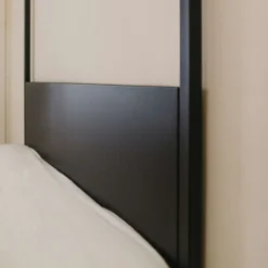 Hoofdbord voor bedframe °02 180 cm | Zwart