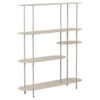 House Nordic Wandkast Rieti 5 shelves a sym.