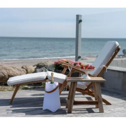 Houten bankje Jules small Naturel