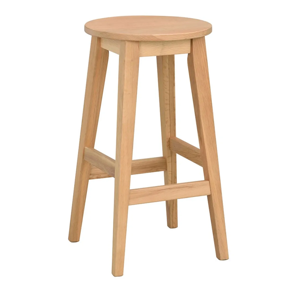 Houten barkruk Austin - zithoogte 65 cm Austin houten barkruk naturel- 65 cm