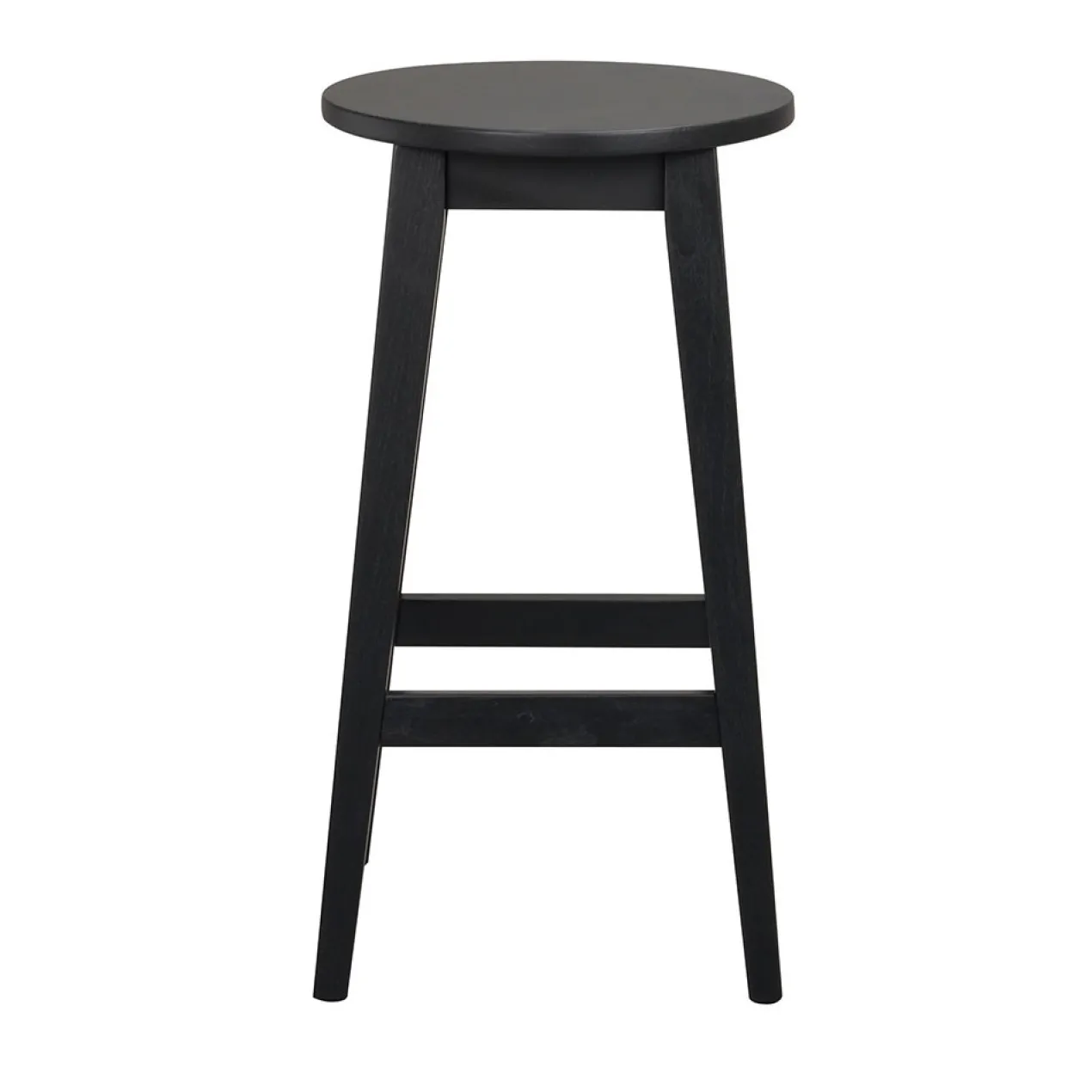 Houten barkruk Austin zwart - zithoogte 65 cm
