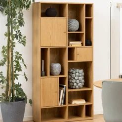 Houten boekenkast Maarten Naturel
