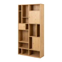 Houten boekenkast Maarten Naturel