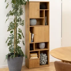Houten boekenkast Maarten Naturel