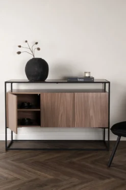 Houten dressoir Cedric Zwart