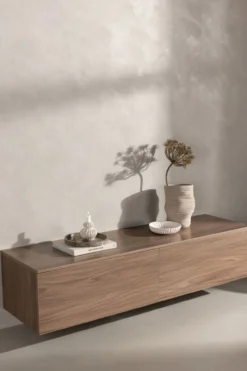 Houten dressoir Leona Zwart