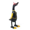 Houten eend duiker met snorkel
