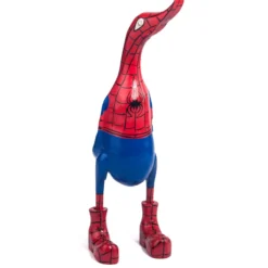 Houten eend spiderman