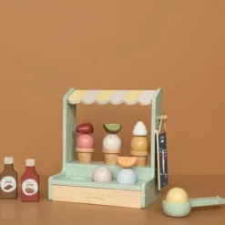 Houten ijskraam
