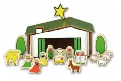 Houten kerststal, Dick Bruna