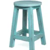 Houten krukje celeste whitewash