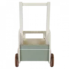 Houten loopwagen