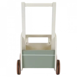 Houten loopwagen