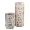 Houten vaas Tribal natural - Medium