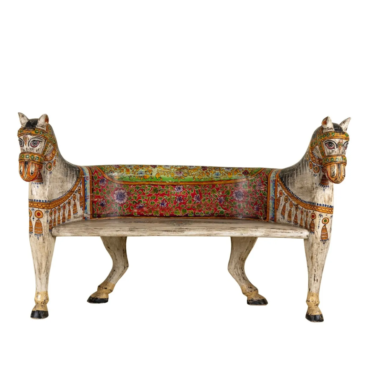 Hunar - Handbeschilderde Paardenbank