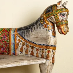 Hunar - Handbeschilderde Paardenbank