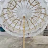 Ibiza parasol Boho wit/goud