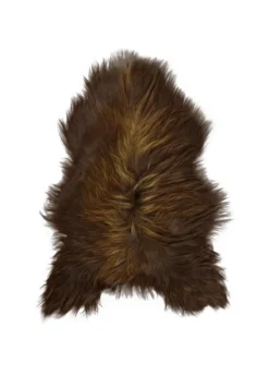 Ijslands schapenvacht flame brown