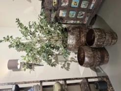 IJzeren planters SET van 3 unieke