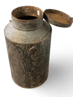 IJzeren pot blauw/grijs IJzeren pot bl/grijs uniek