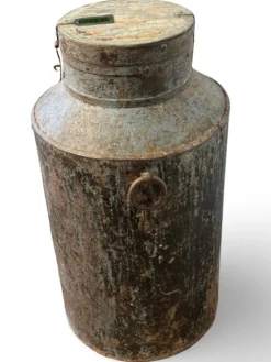 IJzeren pot blauw/grijs IJzeren pot bl/grijs uniek