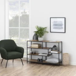 Industriële kast Vic Zwart