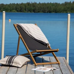 Inklapbare houten tuinstoel Bern Wit