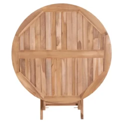 Inklapbare houten tuintafel Jane Naturel