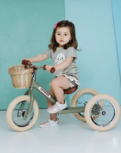 2-in-1-loopfiets Trybike set green