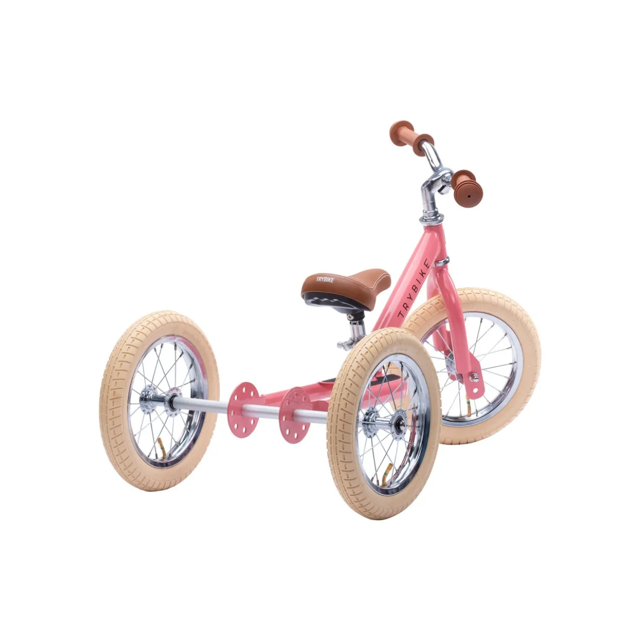 2-in-1-loopfiets Trybike set pink