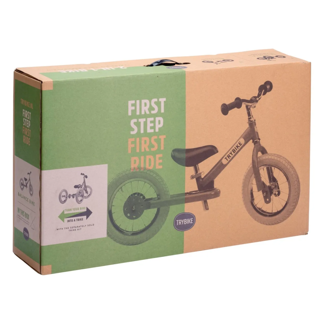 2-in-1-loopfiets Trybike set pink