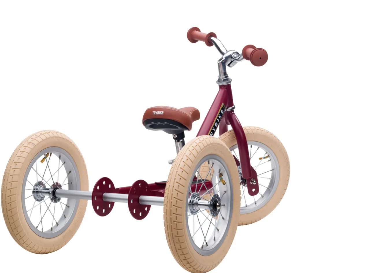 2-in-1-loopfiets Trybike set rood
