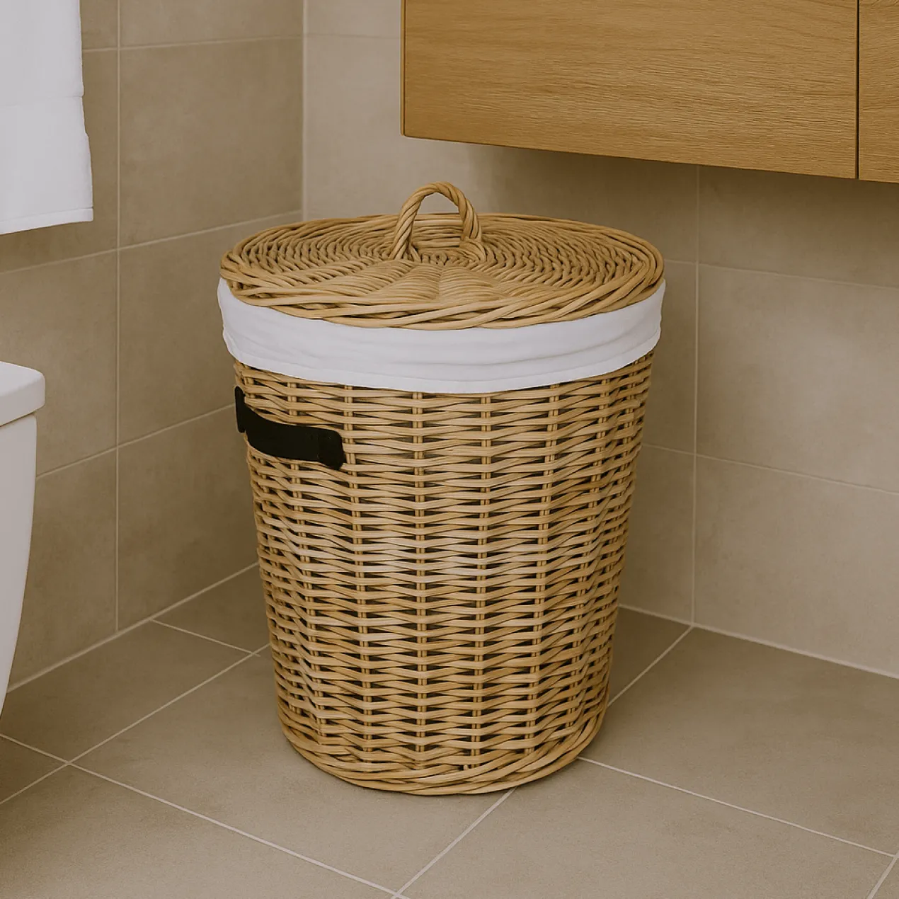 Interieurdirekt Rieten Wasmand Rimba - Klein