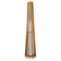 Interieurdirekt – Vloerlamp Anto – Teakhout – 150cm – Naturel