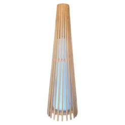 Interieurdirekt – Vloerlamp Anto – Teakhout – 120cm – Naturel