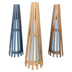 Interieurdirekt – Vloerlamp Anto – Teakhout – 60cm – Naturel