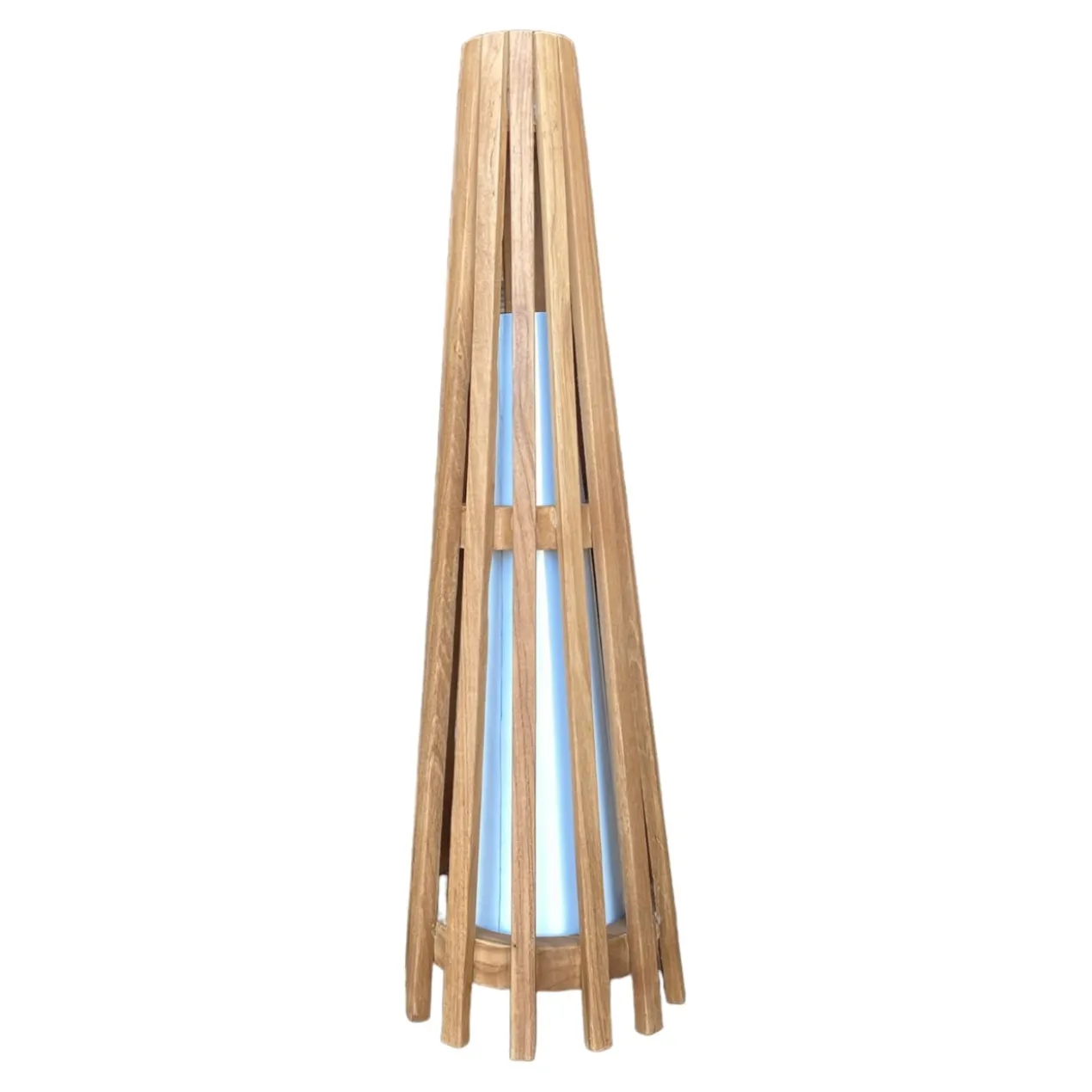 Interieurdirekt – Vloerlamp Anto – Teakhout – 60cm – Naturel