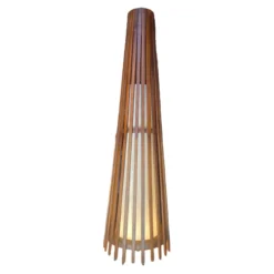 Interieurdirekt ā Vloerlamp Anto ā Teakhout ā 120cm ā Walnoot