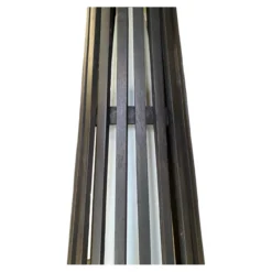 Interieurdirekt – Vloerlamp Anto – Teakhout – 90cm – Zwart