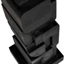 Isan sculptuur ornament hout zwart