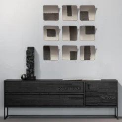 Isan sculptuur ornament hout zwart