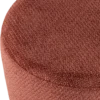 Islen poef met draaivoet boucle bordeauxrood