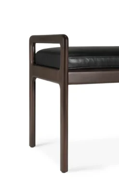 Jack bank 150 - zwart leer
