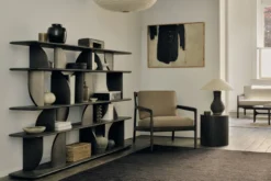 Jack loungestoel donkerbruin mahonie - terra nubuck leer